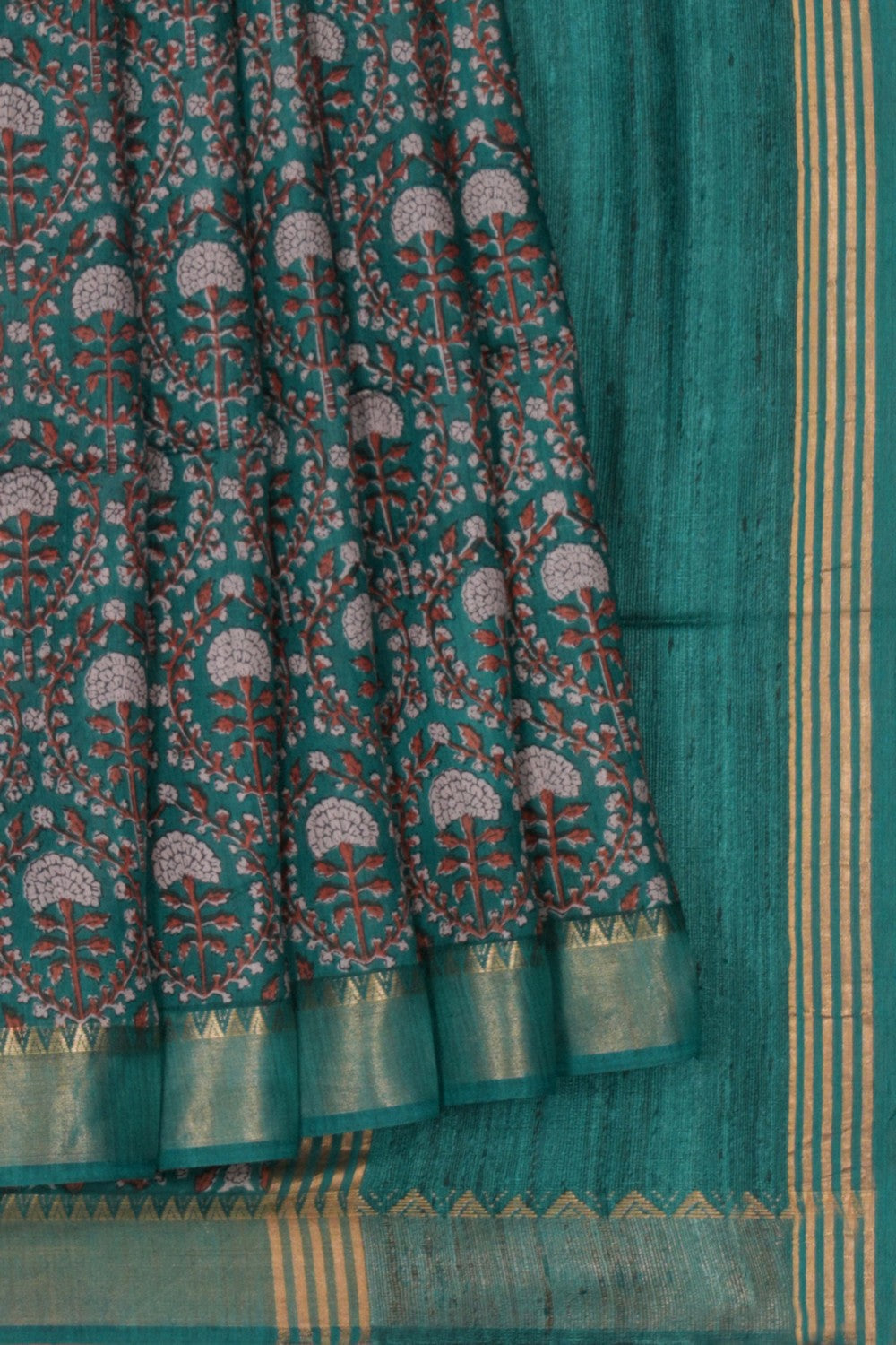 Image of Tussar Printed saree